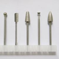 10 sztuk mieszane laboratorium dentystyczne narzędzie 2.35mm shank HP wiertła diamentowe diamentowa głowica szlifierska proteza jade Emerald polerowanie 3